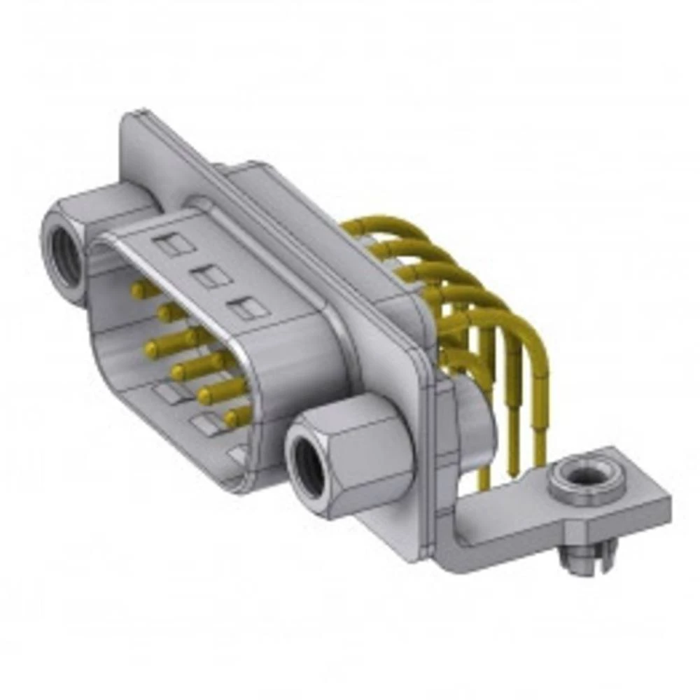 D-SUB utikač 90 ° Broj polova: 9 Lem, Pinovi DELTRON SWISS 1 ST slika