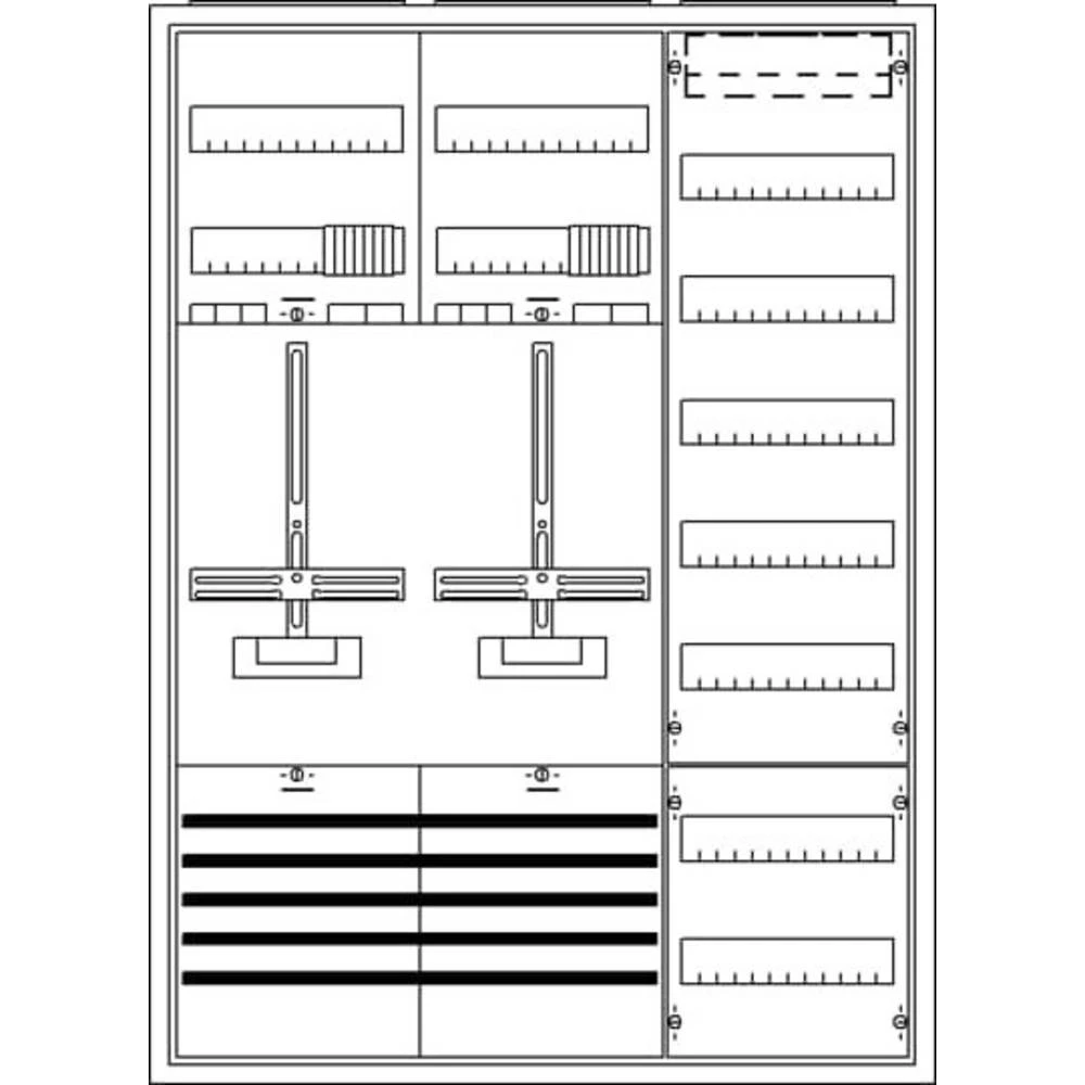 Striebel & John 2CPX032126R9999 KS305 ormar za brojilo   Broj redova = 7 slika