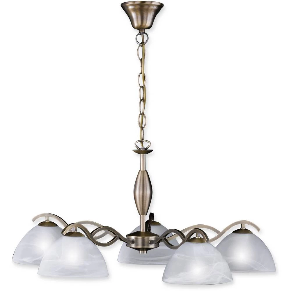 Fischer & Honsel Pastille luster E14 mjedena slika