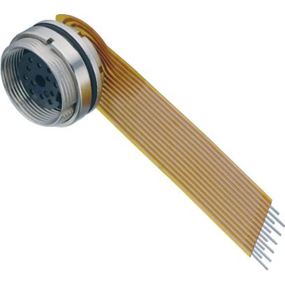 binder 09 0132 65 12-20 utičnica s prirubnicom žženski konektor, ravni, ženski konektor za prirubnicu Ukupan broj polova slika