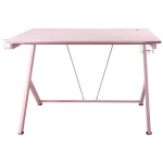 Robustan i funkcionalan gaming stol sa zanimljivim dodacima DELTACO GAMING PT85 igraći stol ružičasta, ružičasta