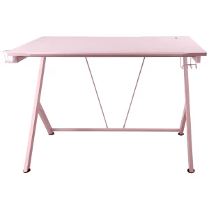 Robustan i funkcionalan gaming stol sa zanimljivim dodacima DELTACO GAMING PT85 igraći stol ružičasta, ružičasta slika