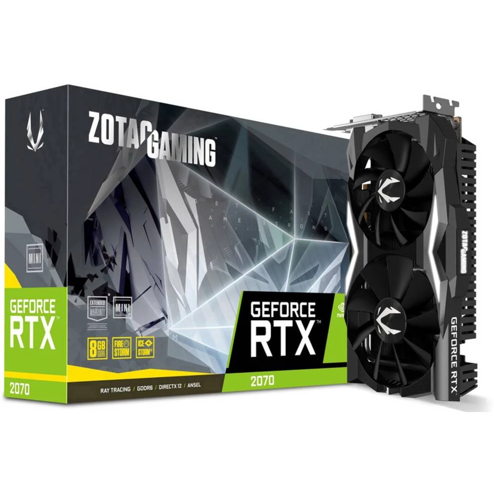 Grafička kartica Zotac Nvidia GeForce RTX2070 Gaming 8 GB GDDR6-RAM PCIe x16 HDMI&trade;, DisplayPort, DVI slika
