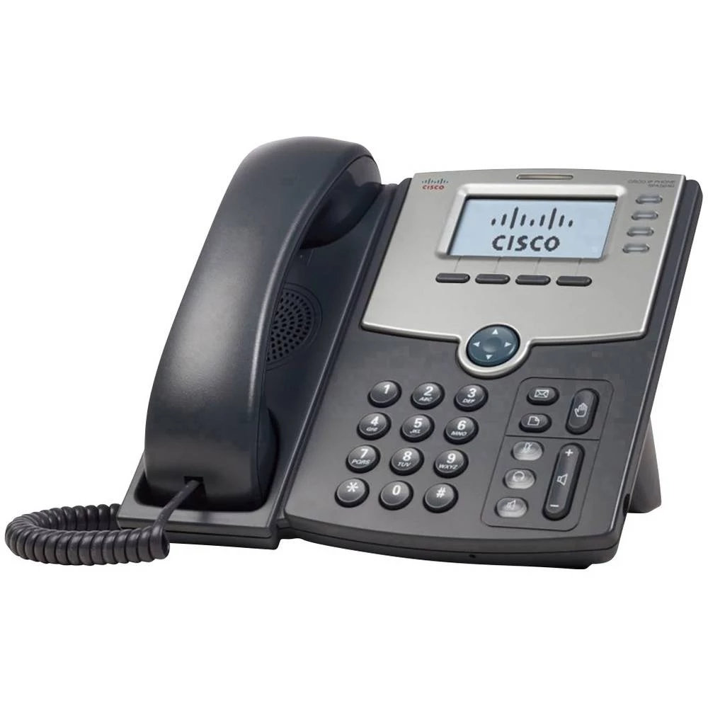 Telefonski sustav, VoIP Cisco Cisco Small Business IP Phone SPA504G-RC LC zaslon Srebrna, Tamnosiva slika