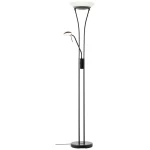Brilliant Finn LED podna svjetiljka sa svjetlom za čitanje LED 21 W crna