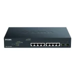 D-Link  DGS-1100-10MPV2/E  DGS-1100-10MPV2/E  mrežni preklopnik RJ45/sfp  8 + 2 ulaza  20 GBit/s  PoE funkcija