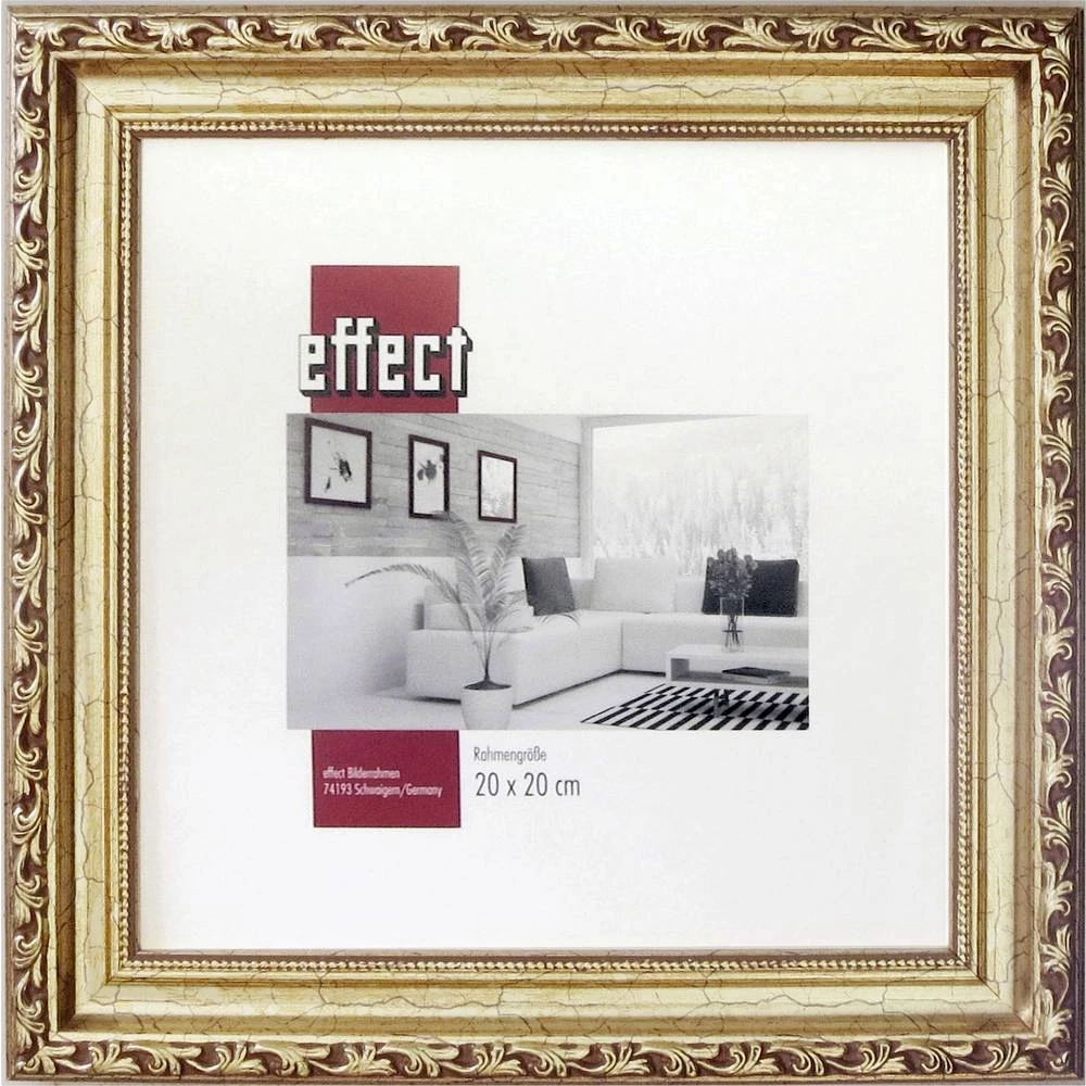 Effect Bilderrahmen 0370,2020,24 izmjenjivi okvir za slike Format papira: 20 x 20 cm srebrna slika