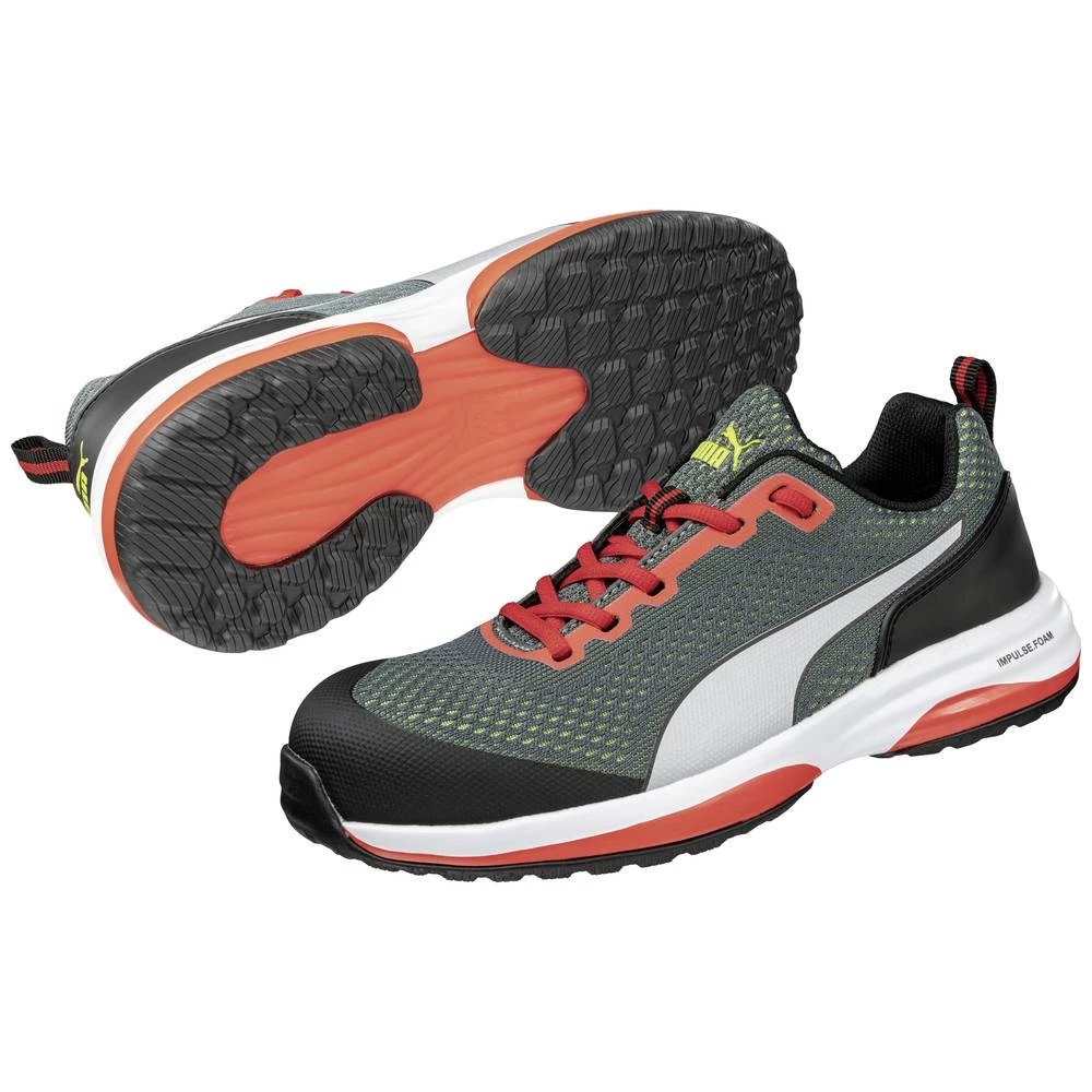 PUMA Speed Green Low 644500642000039 ESD zaštitne pola-cipele S1P Veličina obuće (EU): 39 siva, crvena, bijela 1 Par slika