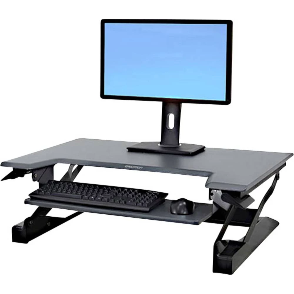 Ergotron WorkFit-T Radni stol za sjedenje i stajanje ATT.FX.HEIGHT_RANGE: 38 cm (max) Crna slika
