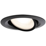 Ugradbena svjetiljka Nova Plus zakretna IP65 okrugla 93mm 30° GU5.3 / GU10 maks. 35W 230/12V prigušiva mat crna Paulmann 92460  LED ugradna svjetiljka   LED   crna (mat)