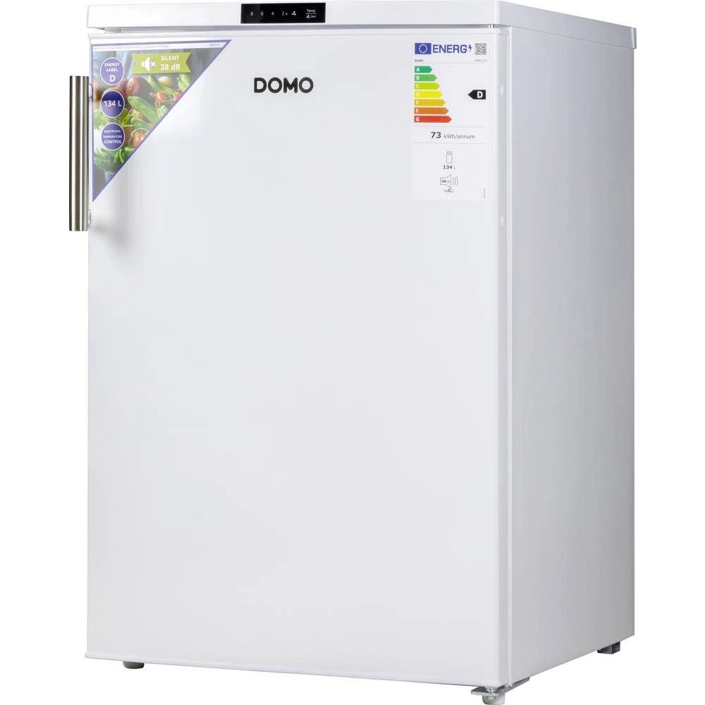 DOMO DO91123 hladnjak Energetska učinkovitost 2021: D (A - G) 134 l samostojeći bijela slika