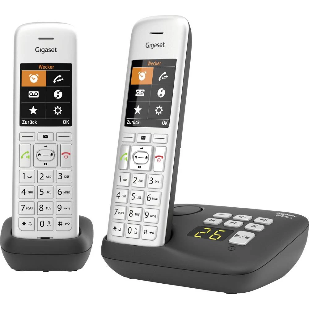 Gigaset CE575 A Duo dect slušalica srebrno-crna slika
