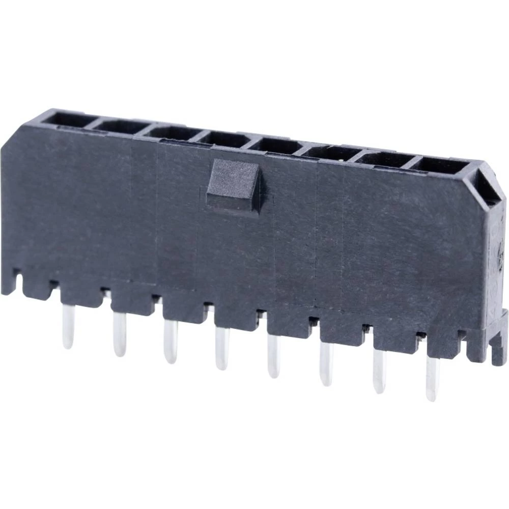 Molex 436500827 Micro-Fit 3.0 Vertical Header, 3.00mm Pitch, Single Row, 8 Circuits, with PCB Polarizing Peg, Tin, Glow-W slika