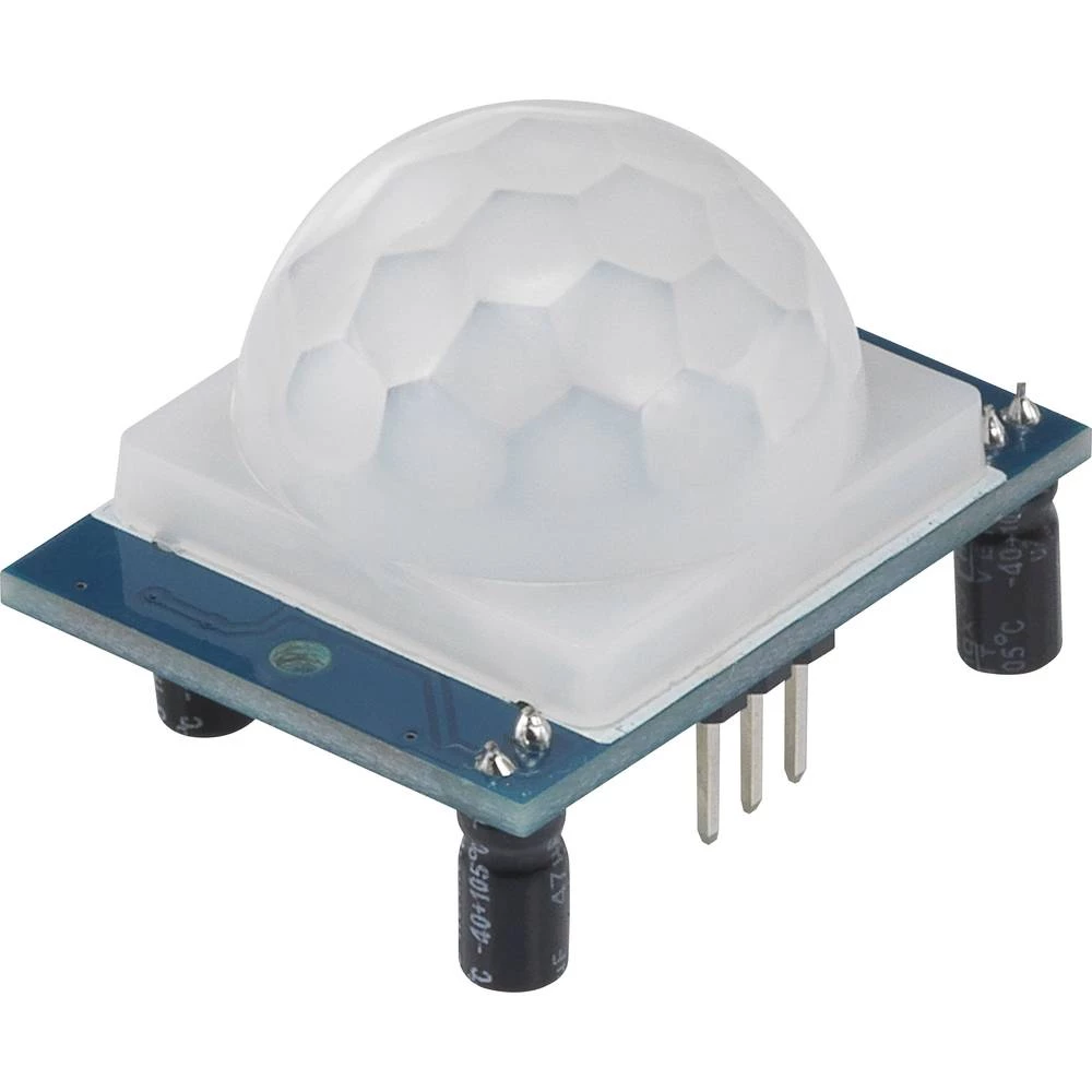 MAKERFACTORY PIR detektor pokreta VMA314 Pogodan za (Arduino ploče): Arduino, Arduino UN, Fayaduino, Freeduino, Seeeduino, Seeed slika