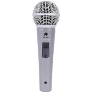 Ručni pjevački mikrofon Omnitronic povezan kablom slika