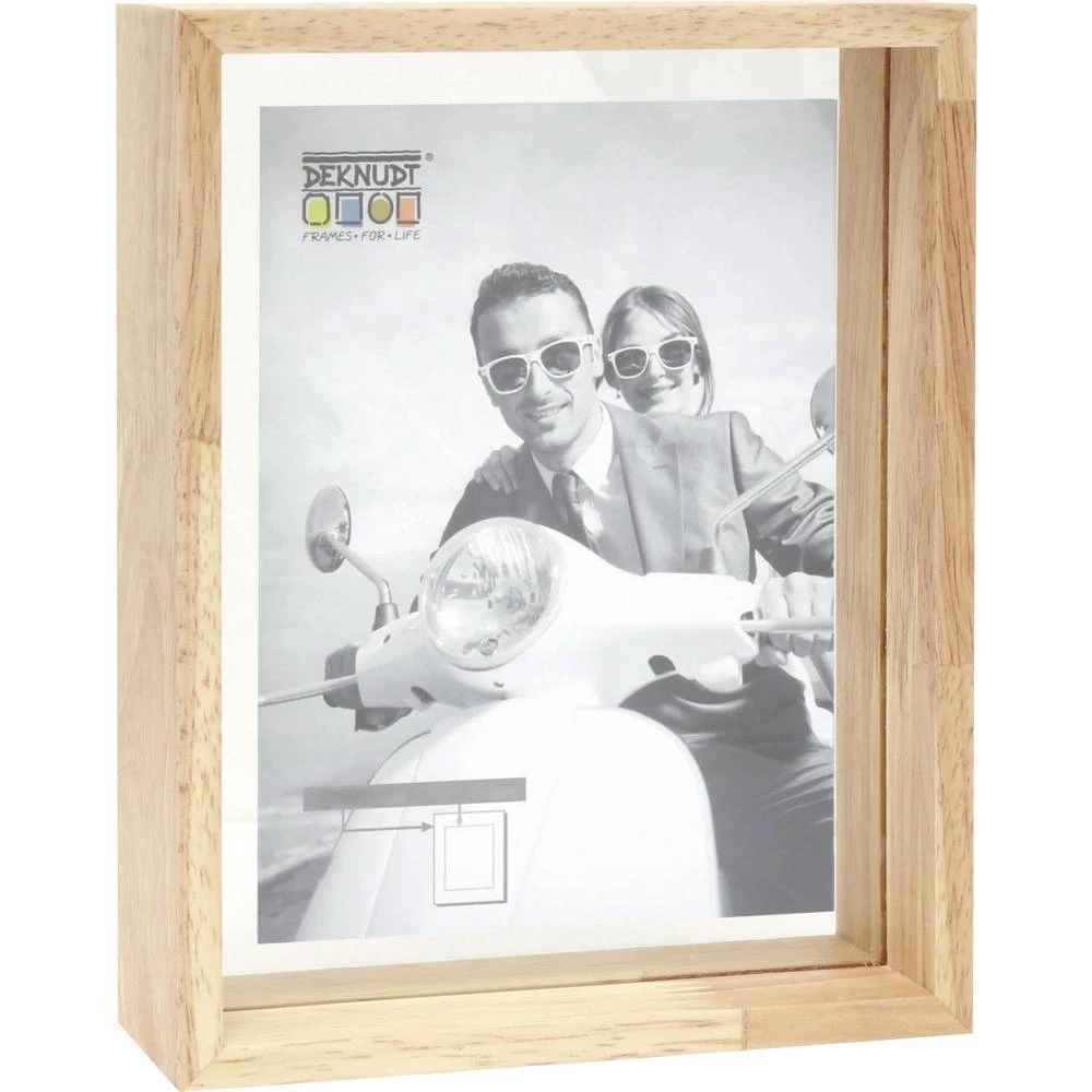 Deknudt S68SH1_25,0X25,0 izmjenjivi okvir za slike Format papira: 25 x 25 cm svijetlosmeđa slika