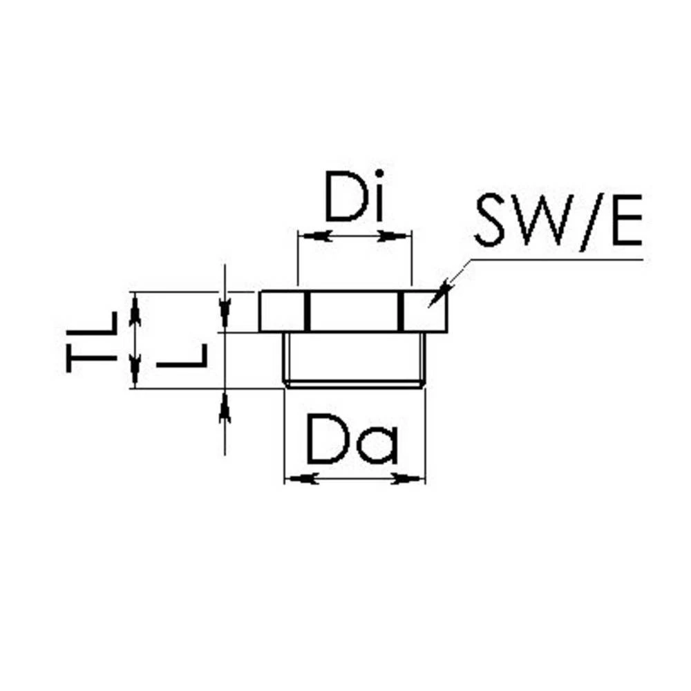 Wiska KRP 29/21 uvodnica za redukciju  PG29 PG21   plastika  50 St. slika