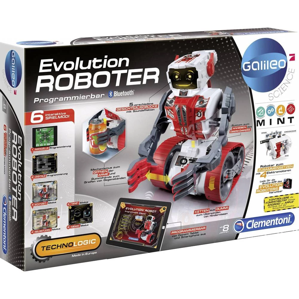 Clementoni Komplet za sastavljanje robota Galileo Evolution Roboter Rezolucija: Komplet za sastavljanje , Robot za igru slika