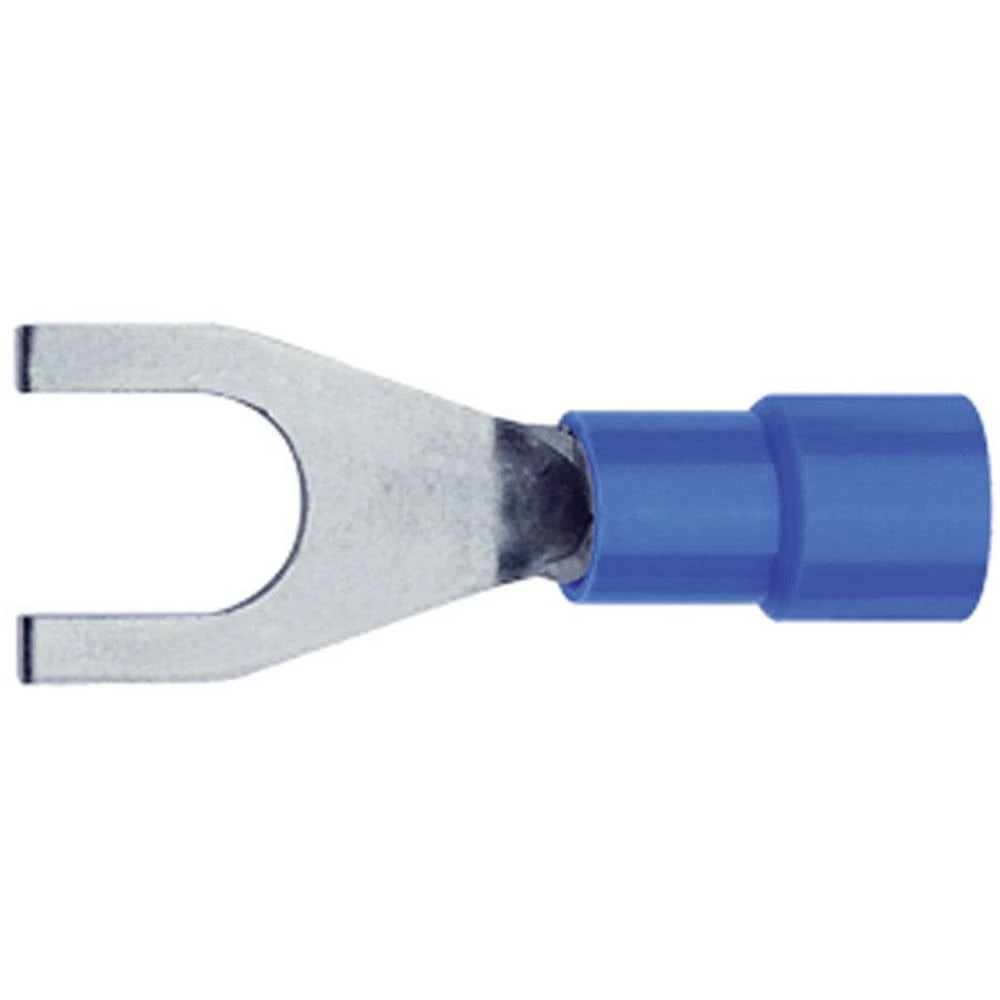 Klauke 630C4 viljuškasta kabelska stopica 1.50 mm² 2.50 mm² Otvor Ø=4.3 mm izolirani dio plava boja 1 kom. slika