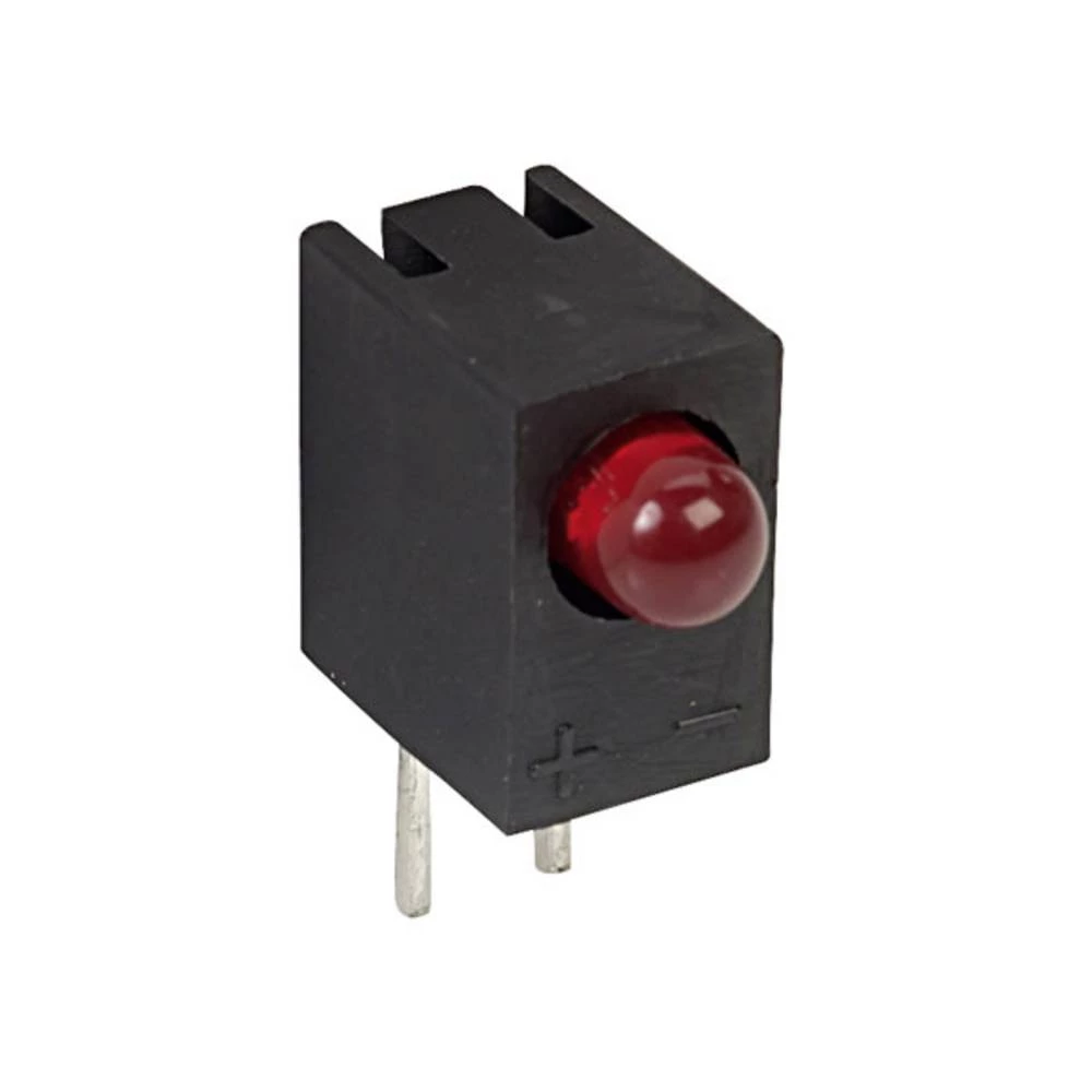 Kingbright LED ožičen crvena kvadratni 3 mm 20 mcd 40 ° 30 mA 2 V slika