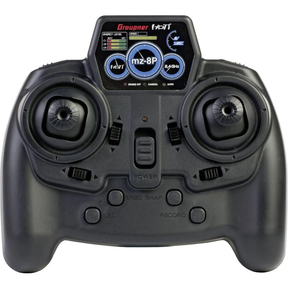Graupner mz-8P HoTT Mode 2 Ručni daljinski upravljač 2,4 GHz Broj kanala: 7 slika