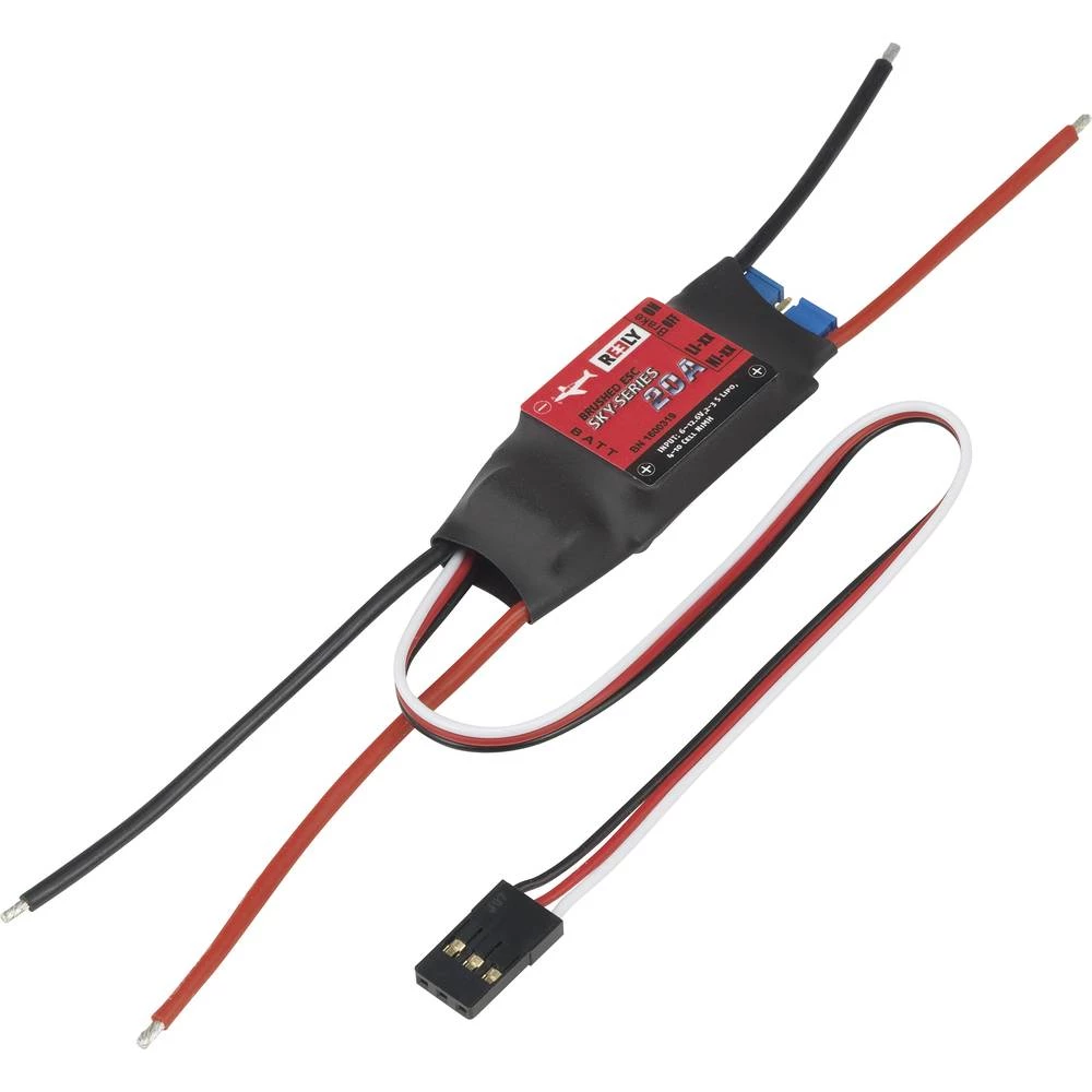 Regulator leta za Brushed modele aviona Reely Sky-Series 20 A Opteretivost (maks.): 25 A slika