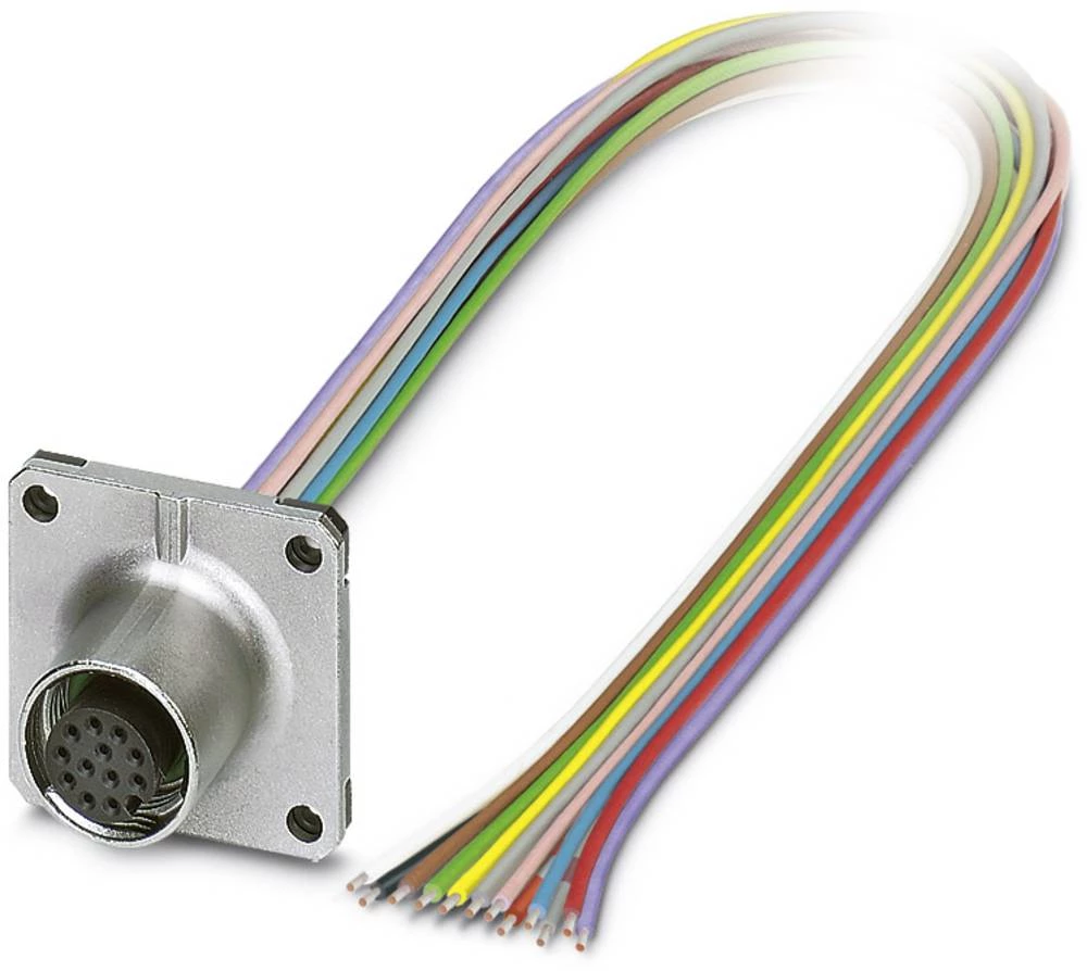 SACC-SQ-M12FS-12CON-25F/0,5 - ugradbeni utični konektor SACC-SQ-M12FS-12CON-25F/0,5 Phoenix Contact sadržaj: 1 kom. slika