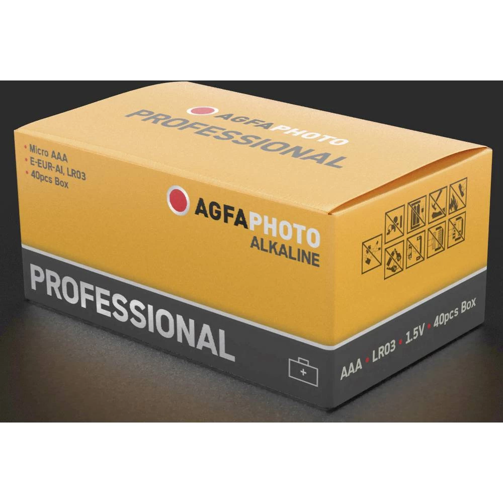 AgfaPhoto Professional micro (AAA) baterija 1.5 V 40 St. slika