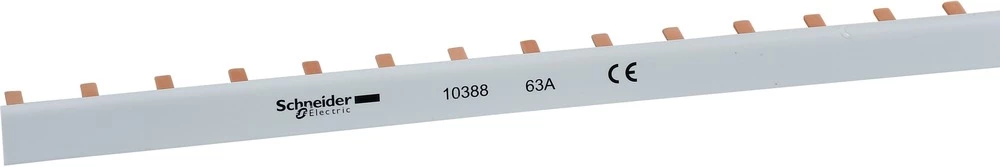 Fazna šina Svijetlosiva 2-polni 10 mm&sup2; 63 A 230 V/AC Schneider Electric 10390 slika