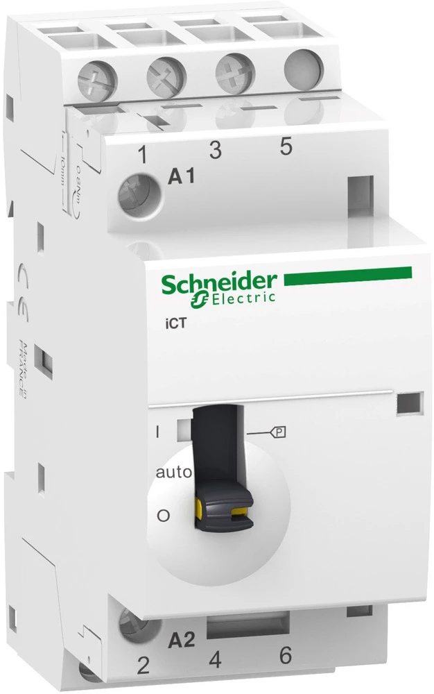 Schneider Electric A9C21833 Instalacijski kontaktor 1 ST 3 zatvarač 1.6 W 400 V/AC 25 A slika