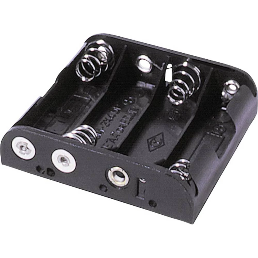 Baterije - držač 4x Mignon (AA) Kontaktni polovi (D x Š x V) 61 x 57 x 15 mm MPD BC4AAB slika