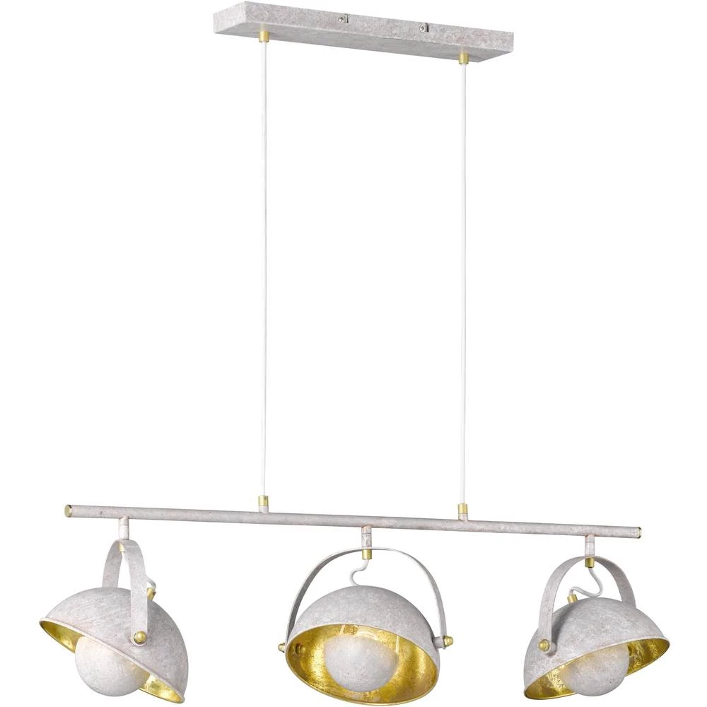 Viseća svjetiljka LED E14 120 W WOFI Mona 7019.03.50.8000 Betonska optika boja, Zlatna slika