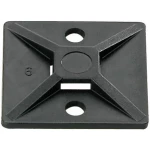 HellermannTyton  postolje samoljepljiva, vijak 151-28430   4-struka nit, bez halogena, uv stabiliziran, vremenski stabilan crna 2 St.