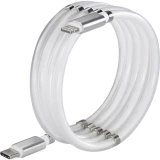 Renkforce USB kabel USB 2.0 USB-C™ utikač, Apple Lightning utikač 1.00 m bijela
