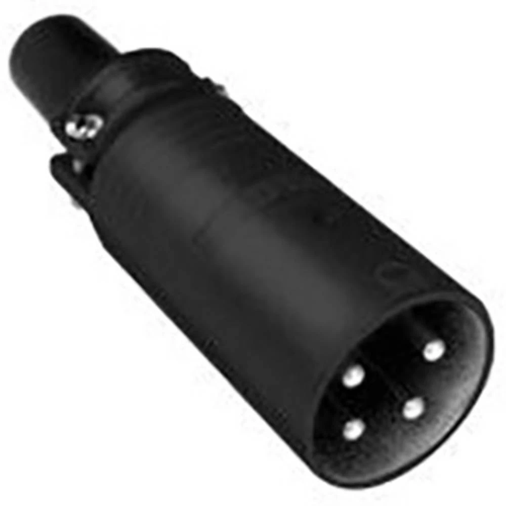 XLR utični konektor Ravni muški konektor Broj polova: 4 Crna Amphenol 1 ST slika