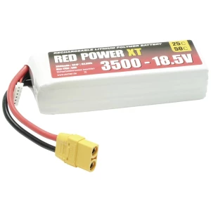 Red Power lipo akumulatorski paket za modele 18.5 V 3500 mAh 25 C softcase XT90 slika