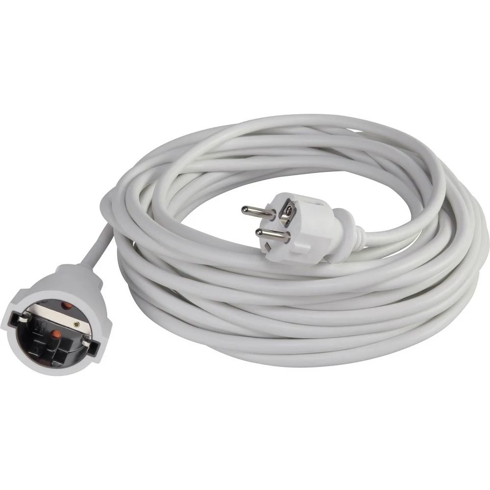 Struja Produžetak Bijela 10 m Basetech 1593783 slika