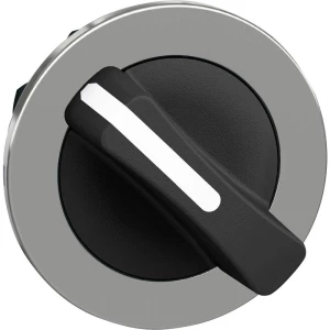 Schneider Electric ZB4FD2 prednji element za biračku sklopku plosnat (Ø) 30.5 mm  krom boja, crna 1 St. slika