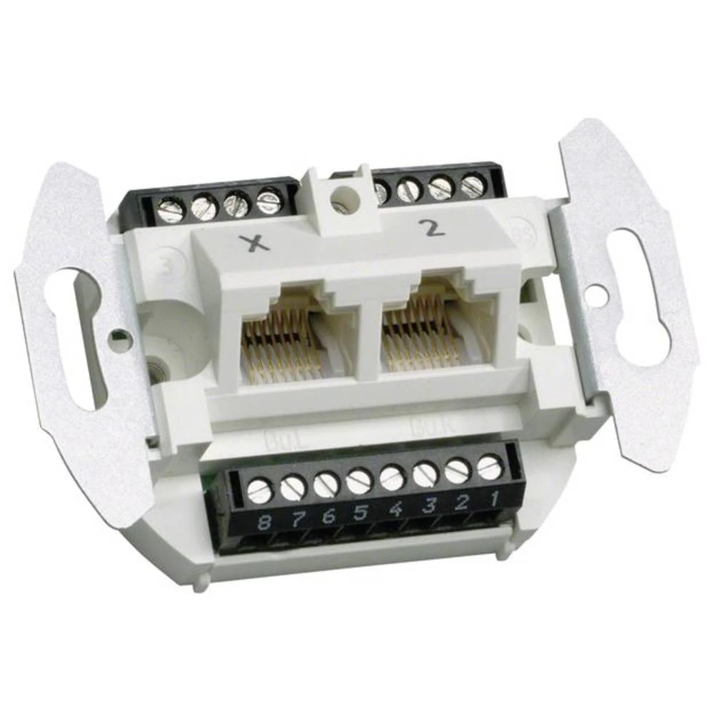 G3120 pribor rubnih letvica za elektriku G3120 ISDN utičnica bijela 1 St. slika