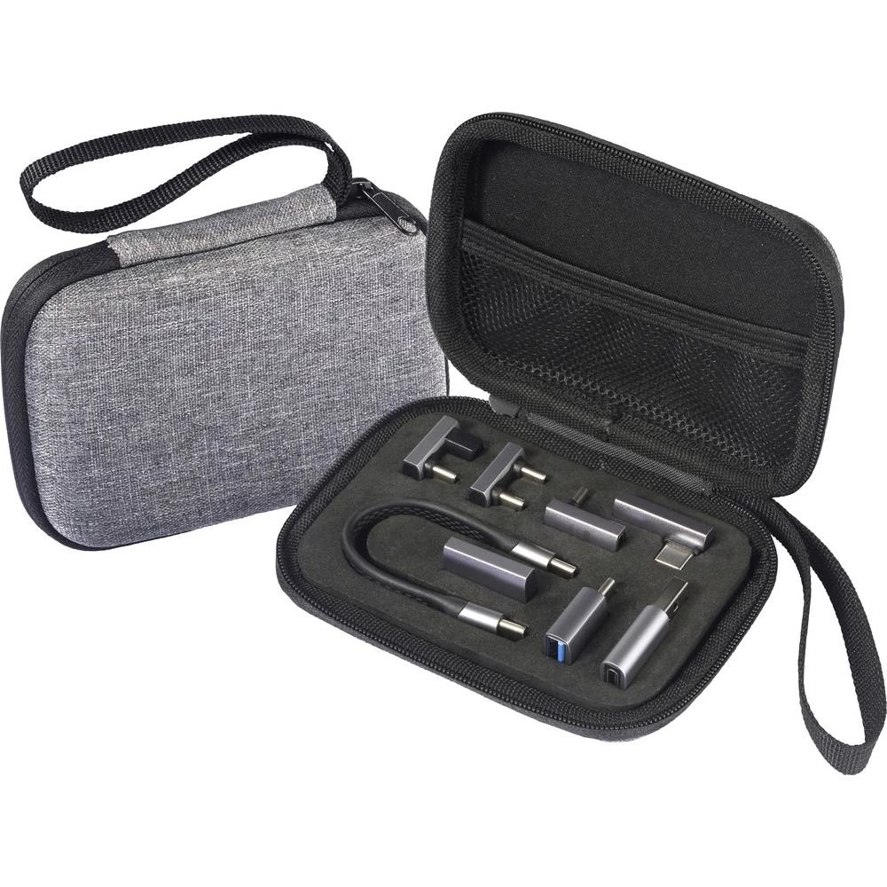 Renkforce USB4®, USB 3.1 gen 1 (USB3.0) priključni kabel [1x USB 3.0 - 1x ] USB-C® Aluminum adapter Kit set with bag in slika