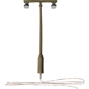H0 Ulična svjetiljka Dvostruka Gotovi model Woodland Scenics 1 ST slika