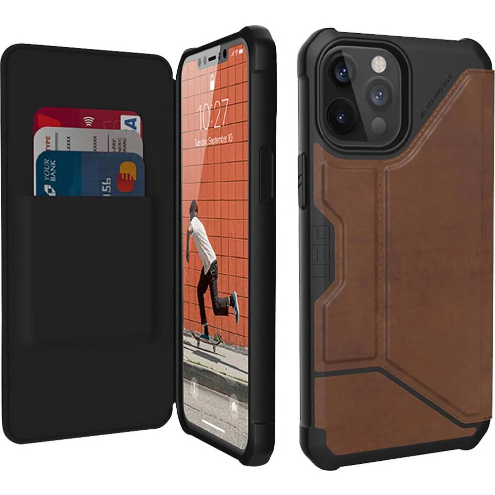 uag Metrop. Folio knjižica Apple smeđa kožnog izgleda slika