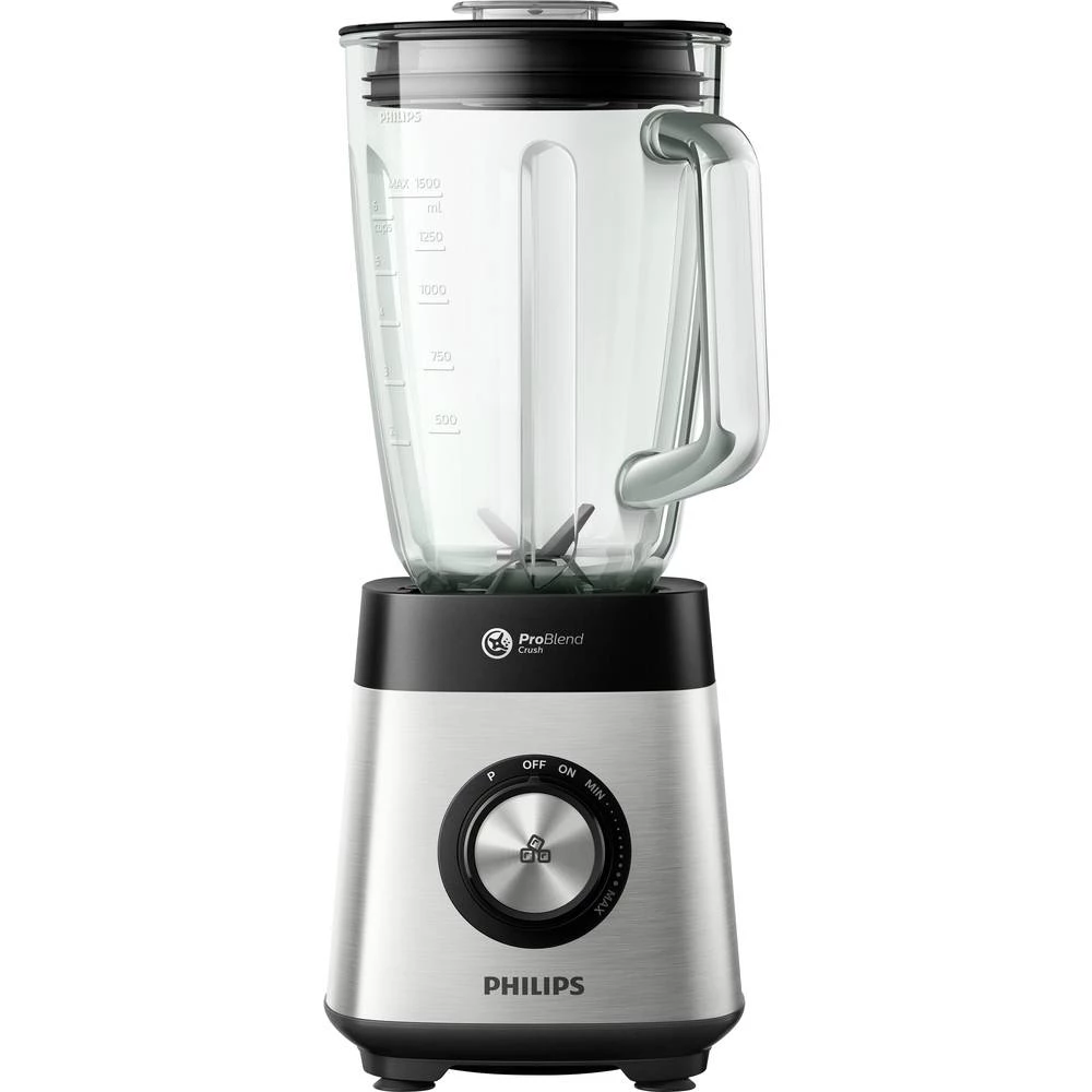 Philips blender 5000 Core serije HR3571 / 90 s ProBlend Crush tehnologijom i staklenom posudom od 2 l, nehrđajući čelik Philips HR3571/90 mikser 1000 W plemeniti čelik (brušeni) slika