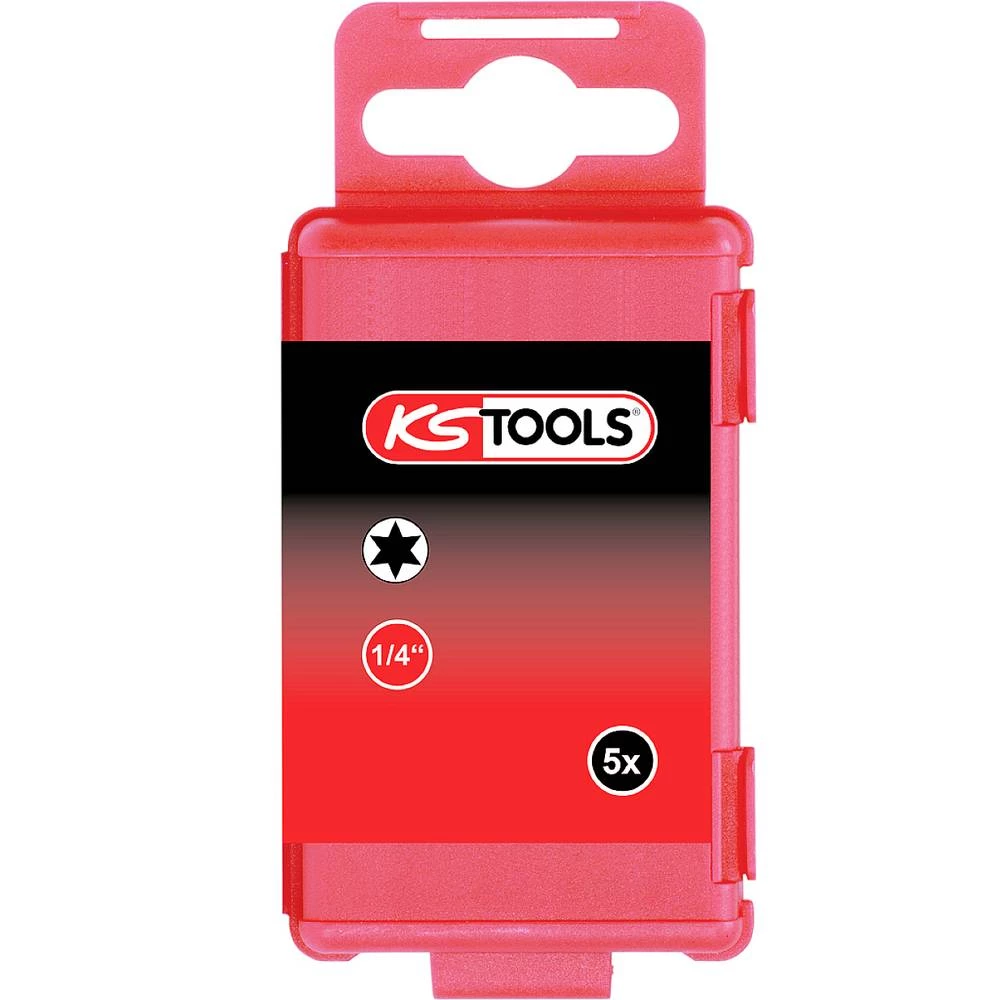 KS Tools 911.3378 9113378 Torx bit T 7 specijalni čelik poniklovani E 6.3 5 St. slika