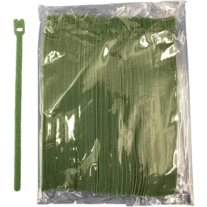 Prianjajuća kabelska vezica Za povezivanje Grip i mekana vunena tkanina (D x Š) 200 mm x 7 mm Zelena Fastech ETK-7-200-0332 1 ST slika