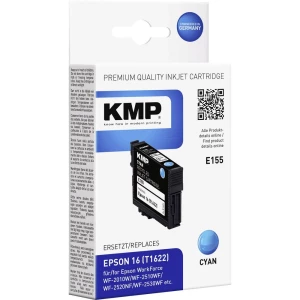 KMP Tinta zamijena Epson T1622 (16) Kompatibilan Cijan E155 1621,4803 slika