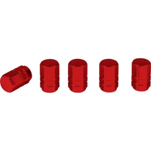 Eufab kapa ventila 5-dijelni komplet crvena slika