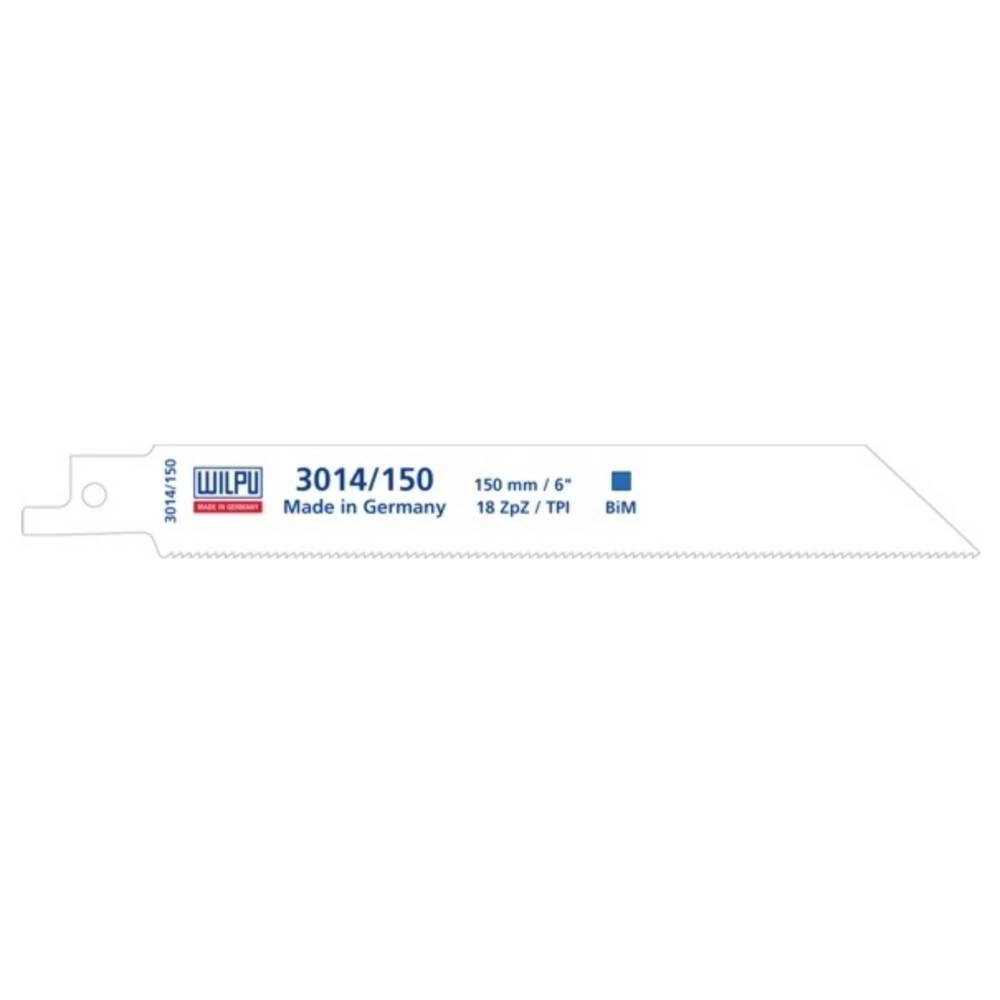 Alarm Werkzeuge 56060028 HSS bimetalni list sabljaste pile, valoviti 18TPI L.201mm 1 kom. slika