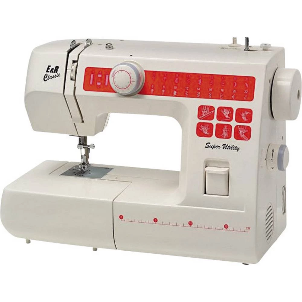 Šivaća mašina slobodnog rukava E & R Classic NT22 Bijela, Crvena slika