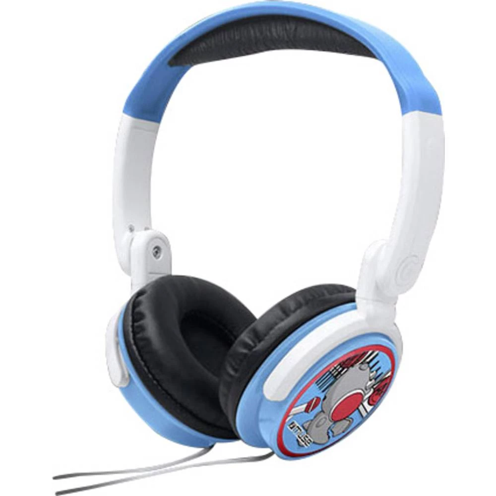 Za djecu Naglavne slušalice Muse M-180 KDB Preko ušiju Sklopive, Ograničenje glasnoće Plava boja slika